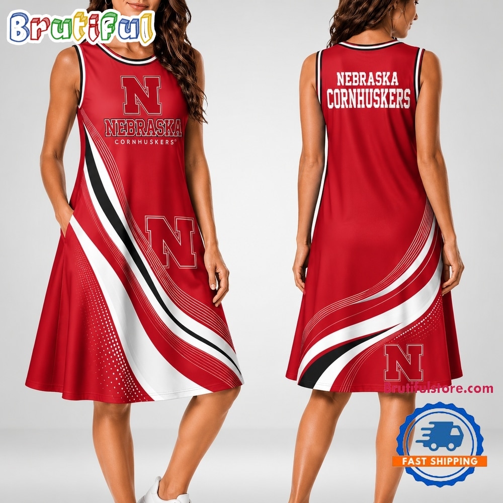 Nebraska Cornhuskers Team Pride Women’s Sleeveless Dress