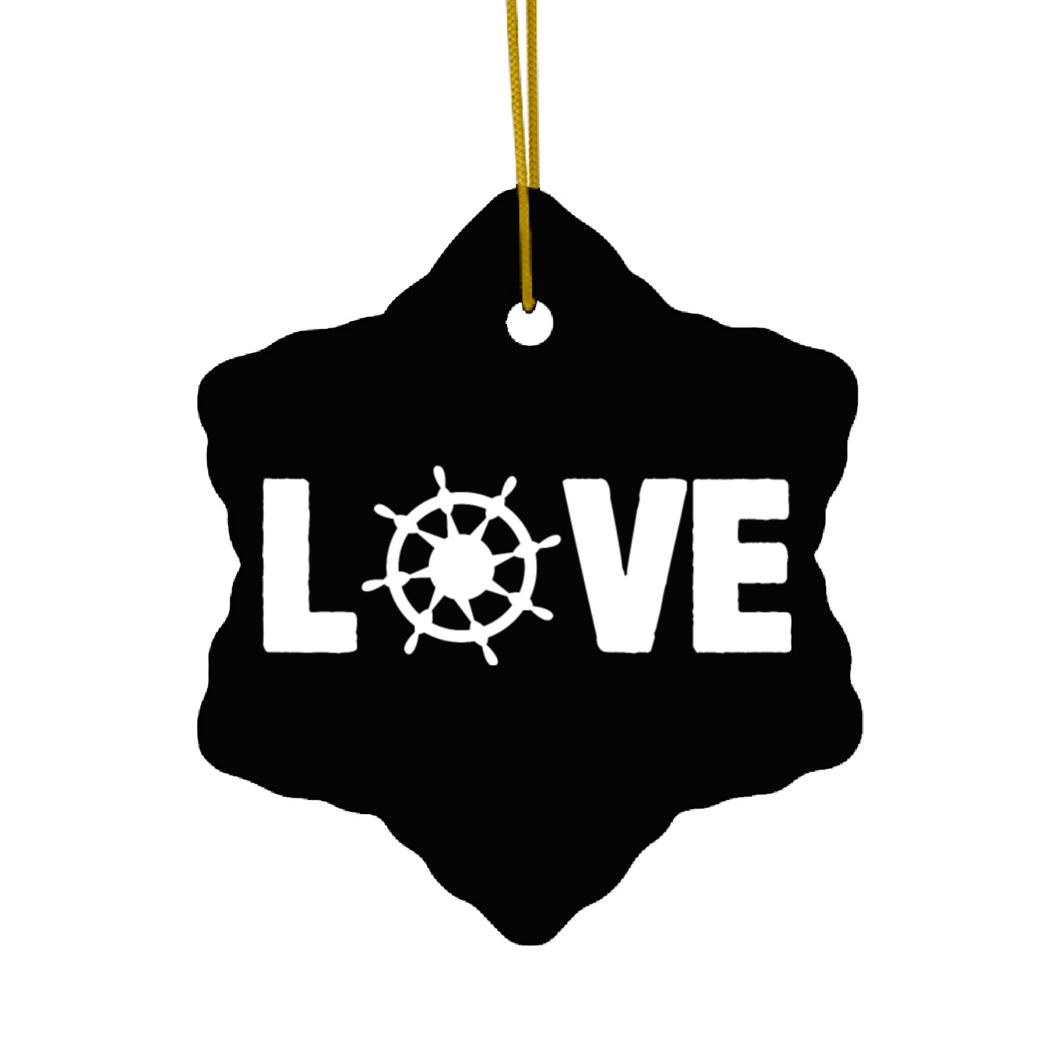 Sailing Love Sailor Sailboat Sail Yacht Captain Ceramic Ornaments