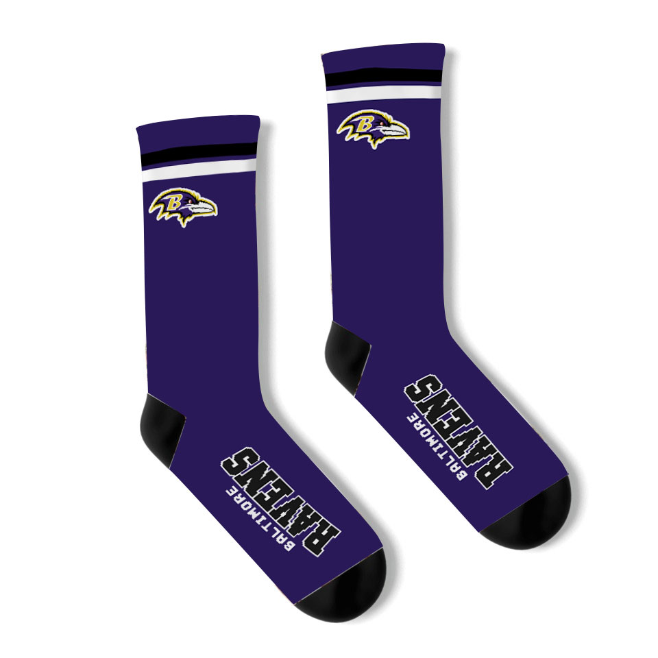 Baltimore Football Team Socks, Sport Socks