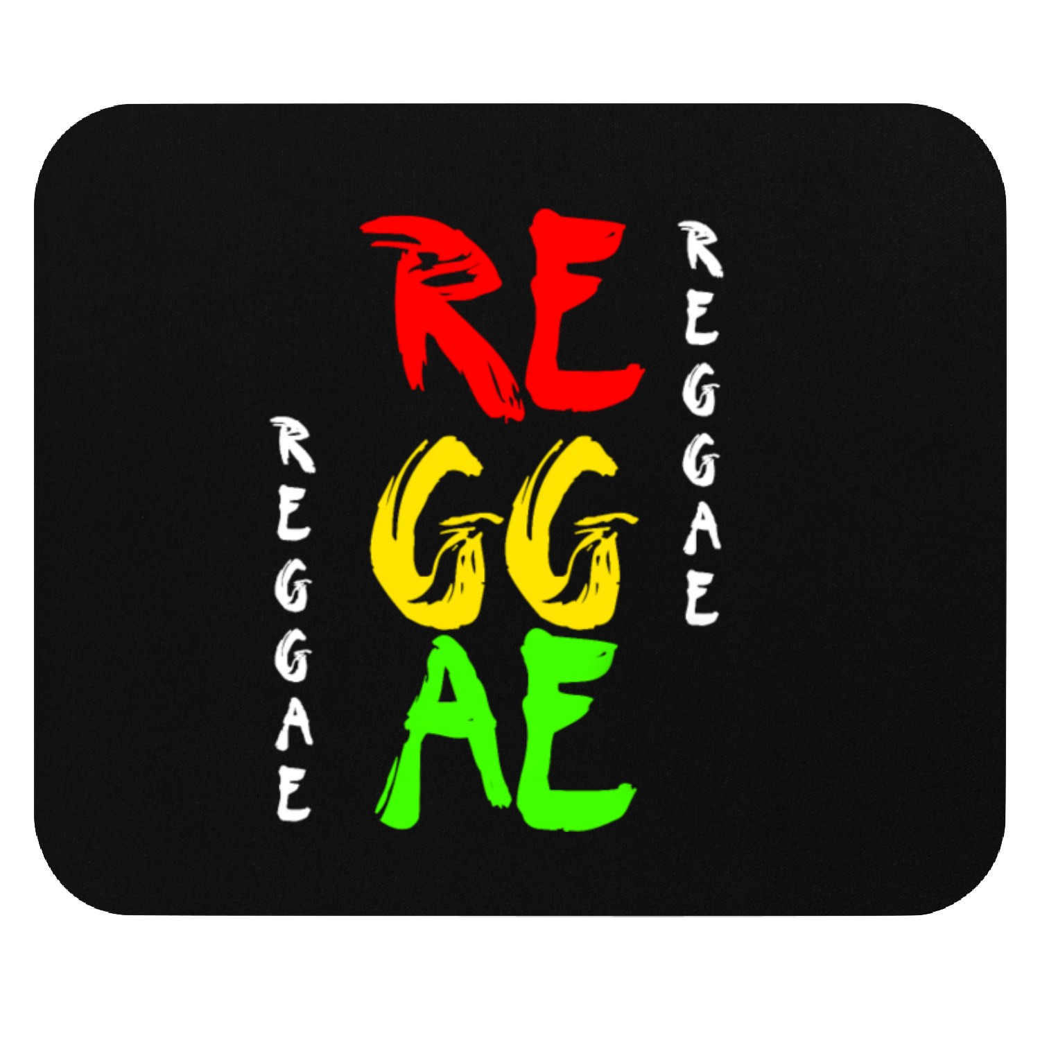 Reggae Japanese Style Music Jamaica Rasta Jamaican Mouse Pads