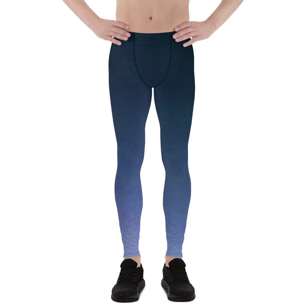 Pale Blue Dot All-Over Print Men's Leggings