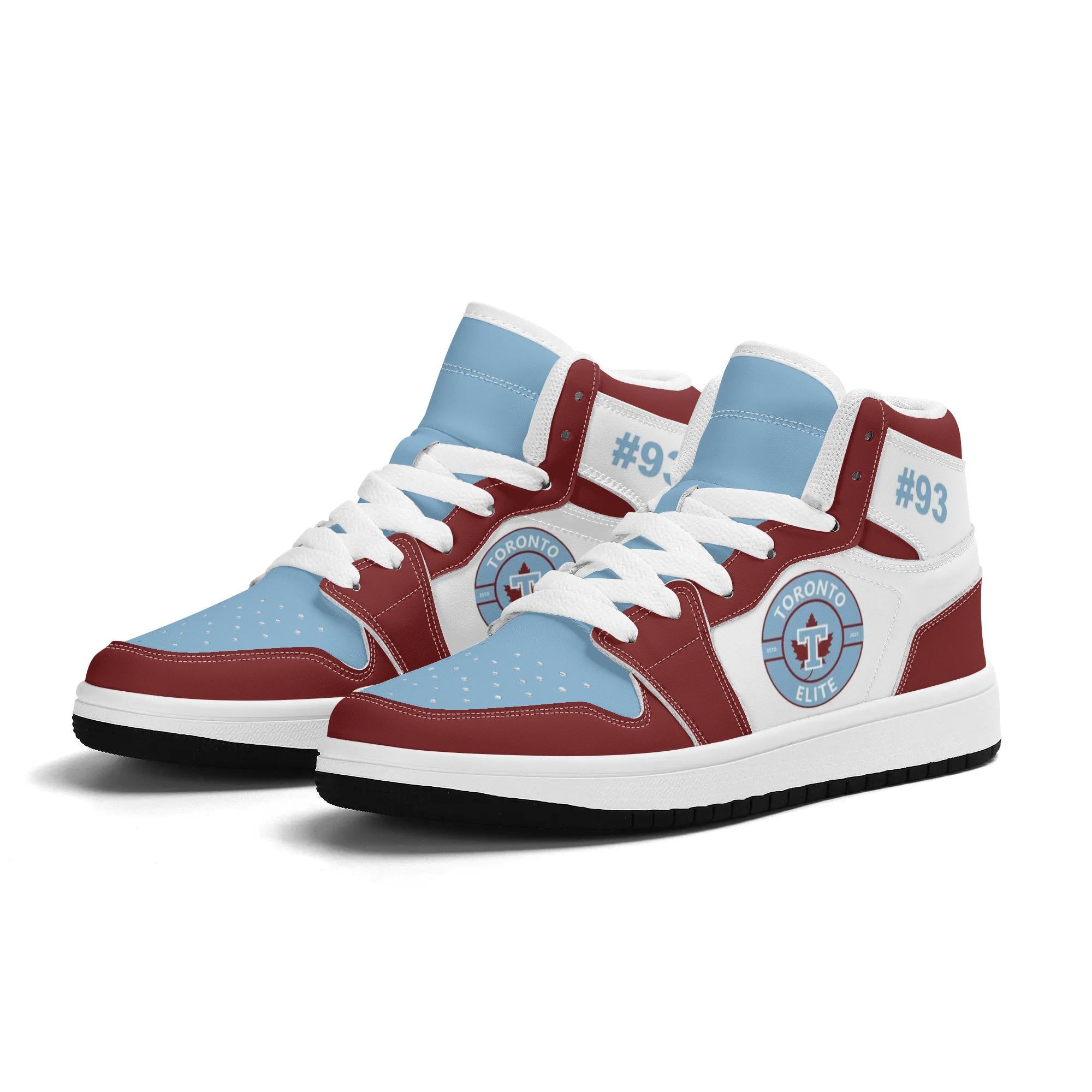 Toronto Elite Hockey Team Basketball Shoes | Men High-Top Sneakers