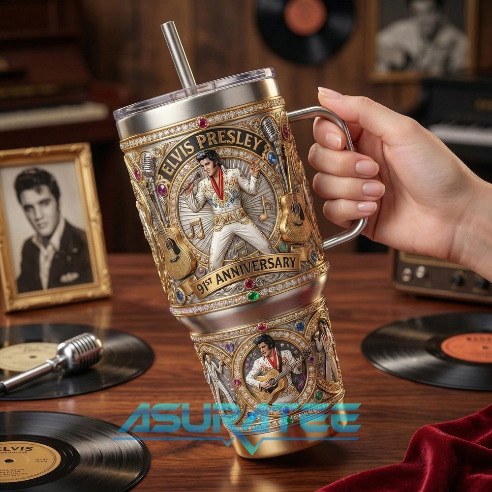 Elvis Presley 91st Anniversary 2026 Limited Edition Tumbler