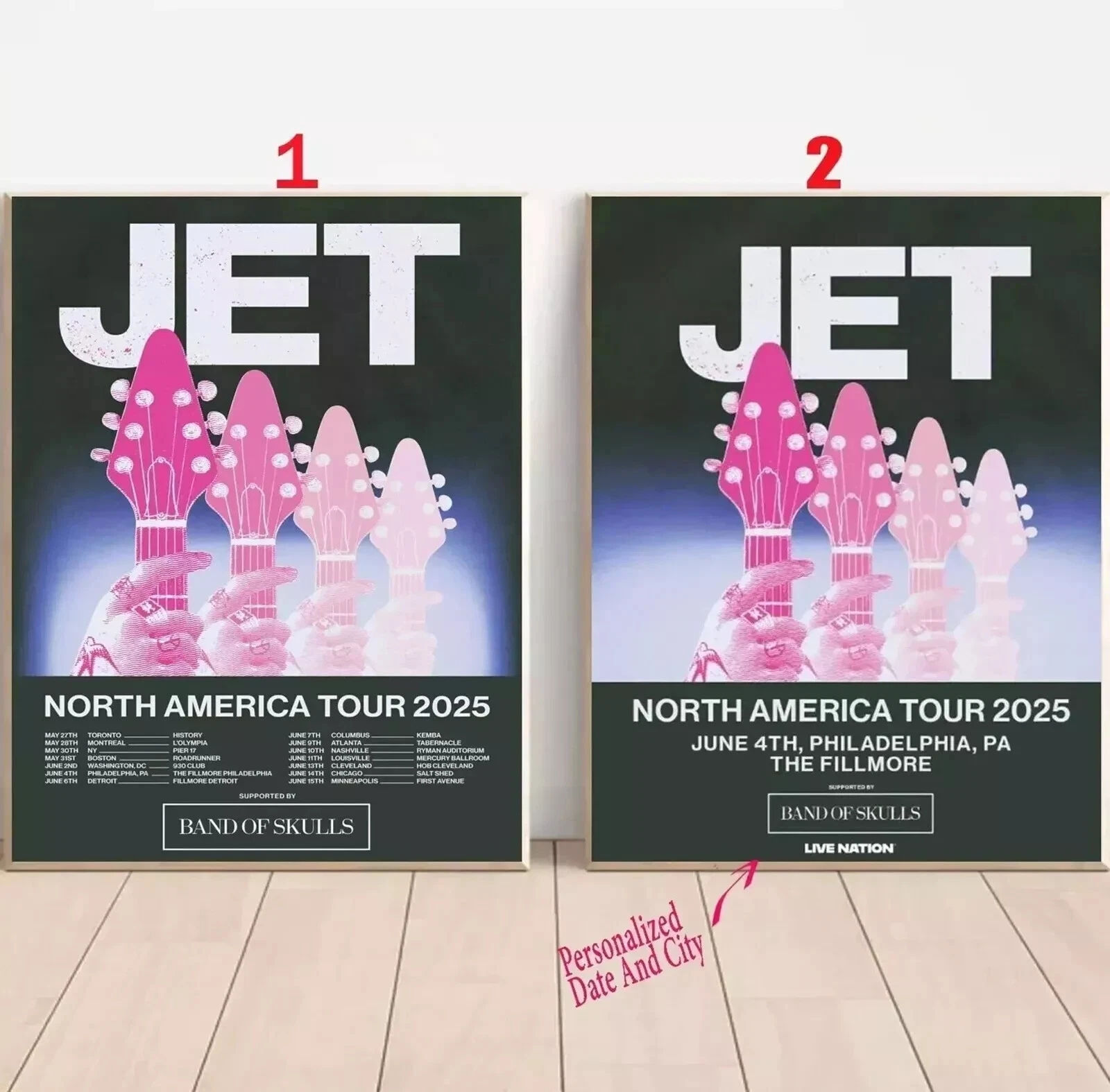 Custom Poster - Custom JET North American Tour 2025 Poster