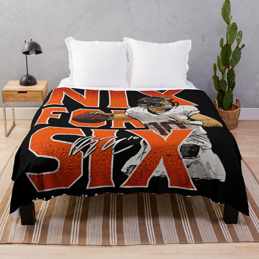Bo Nix For Six Throw Blanket
