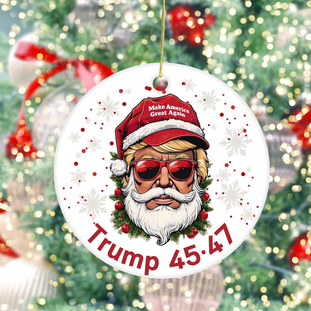 Trump Ornament | Trump Merch | Trump 45 47 | Trump Merchandise | Trump Era | Trump Gift | President Trump | Trump Christmas | Trump Decor