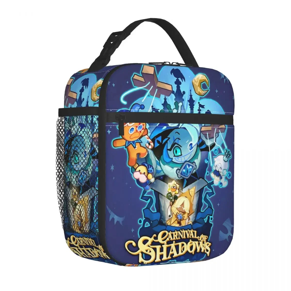 Shadow*Milk Cookie* Kid Lunch Bag, Travel Picnic Bag Gift
