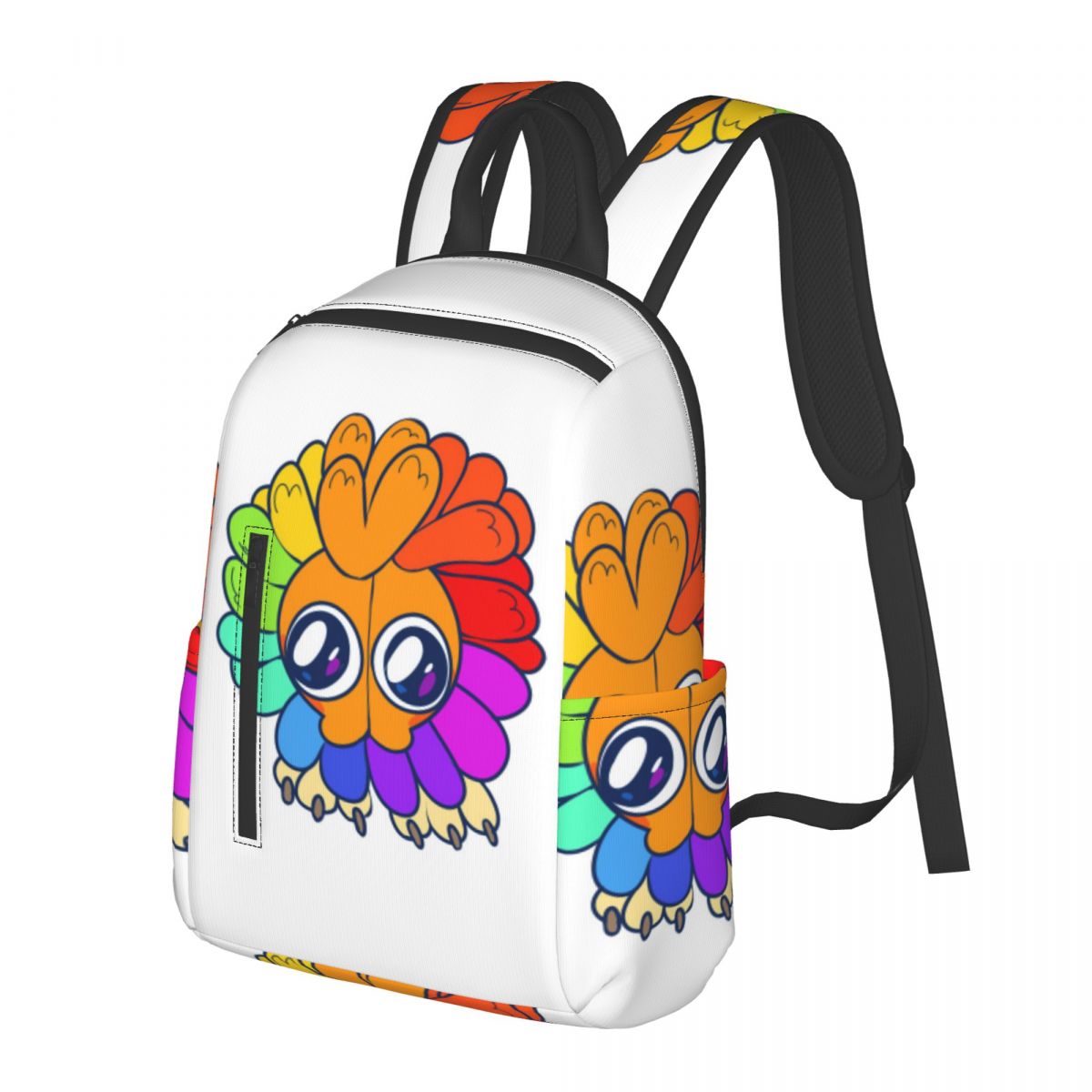 Yarnaby Plush Critters Student Backpack Hiking Travel Daypack Bookbag Shoulder Bags for Men Women
