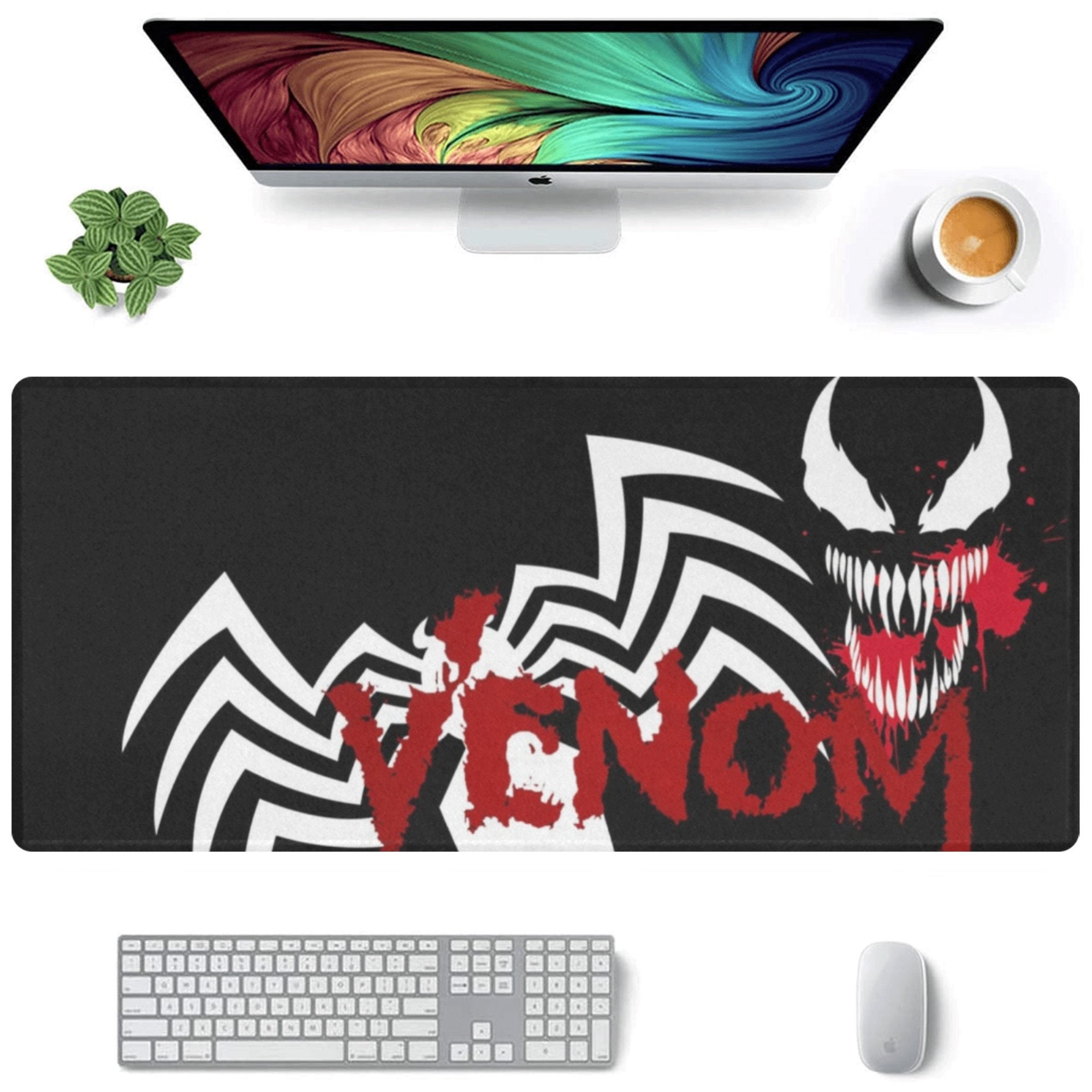 Venom Desk Mat Suitable for Gamers, Content Creators, and Others
