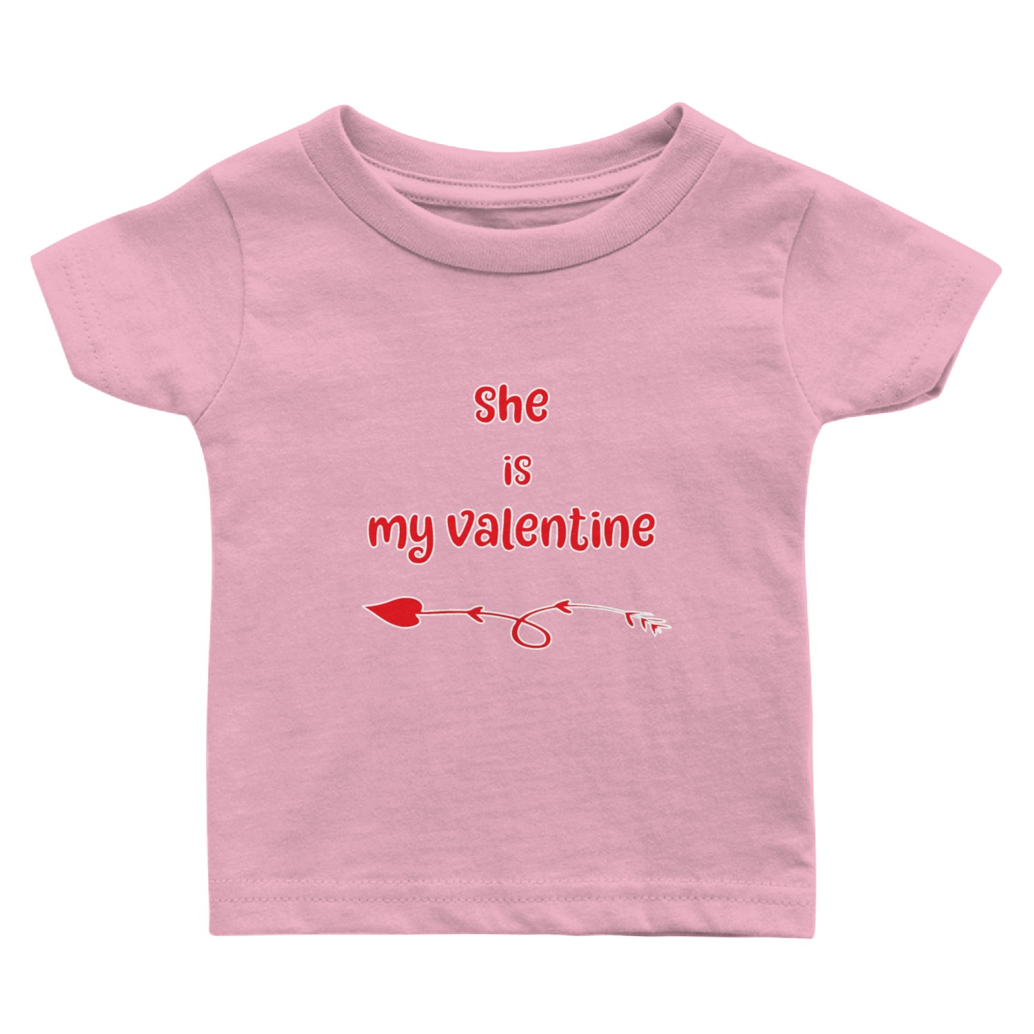 She Is My Valentine Baby T Shirts