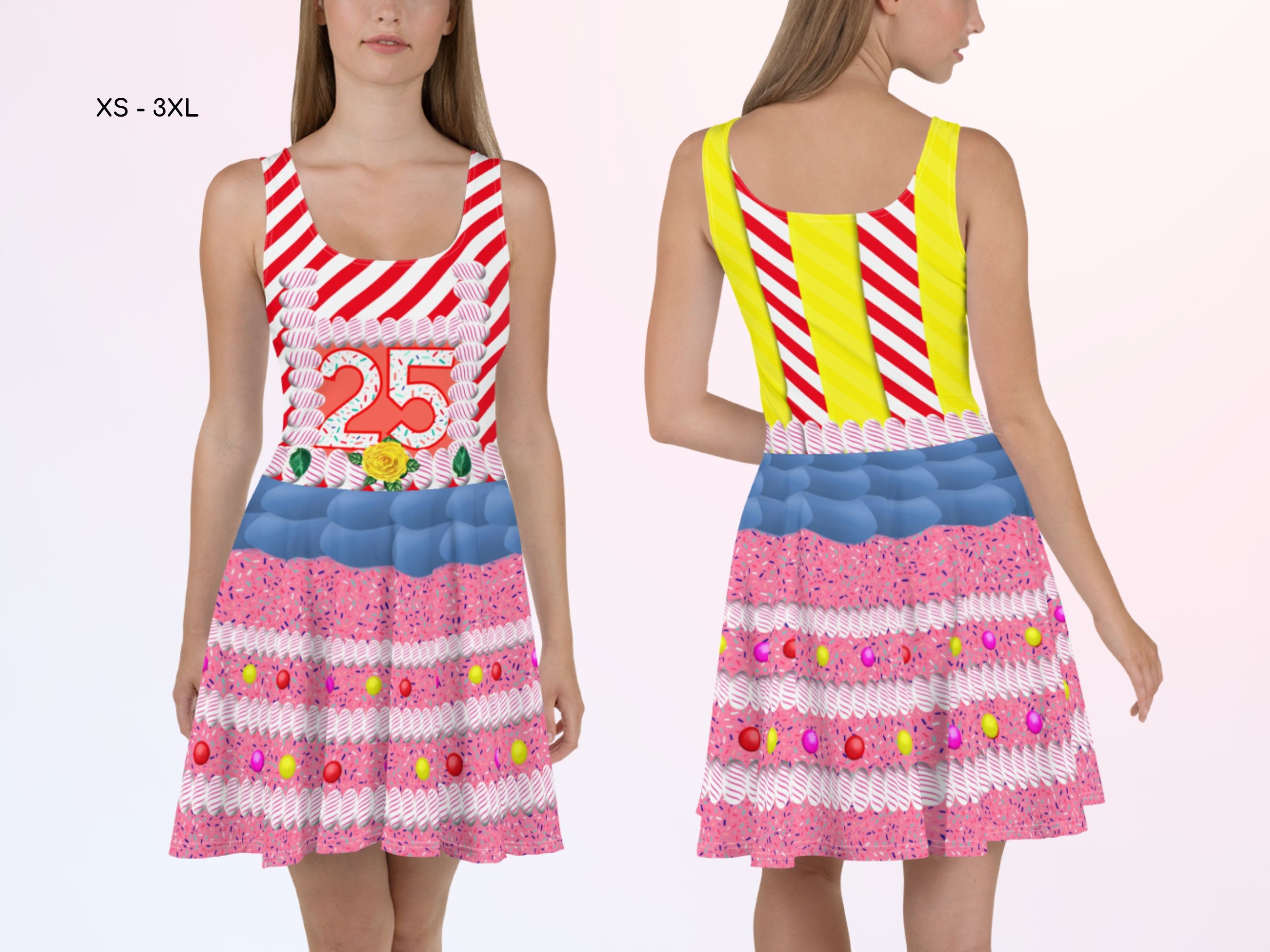 Orlando 25th Anniversary Skater Dress, Cinde Castle, Princess, Gift for Her, Halloween, Cosplay Dress, Birthday Gift, Birthday Party