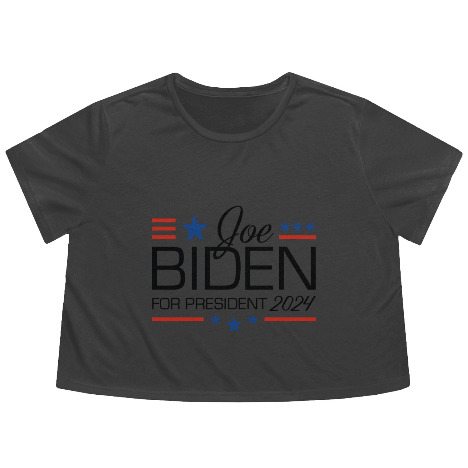 Joe Biden For President 2024 Flowy Cropped Tees