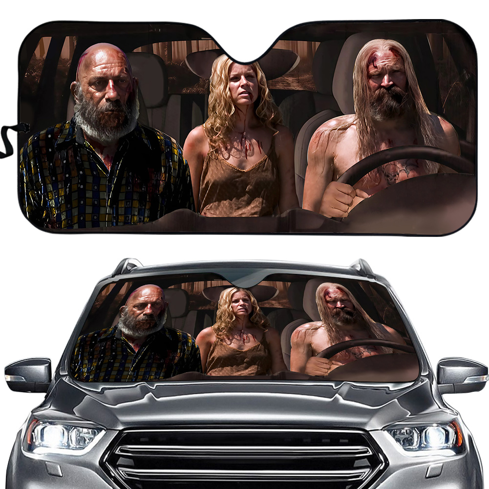 The Devil's Rejects Movie Car Sunshade, Movies Car Auto Sun Shade, The Devil's Rejects Car Windshield, Funny Car Protector, Car Acessories