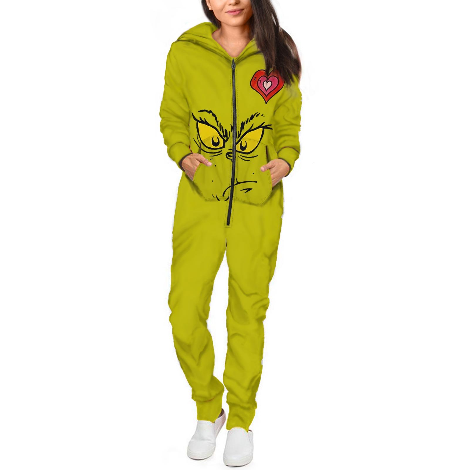 Funny Character Hooded Jumpsuit | Christmas Pajama Outfits | Family Matching Pajamas