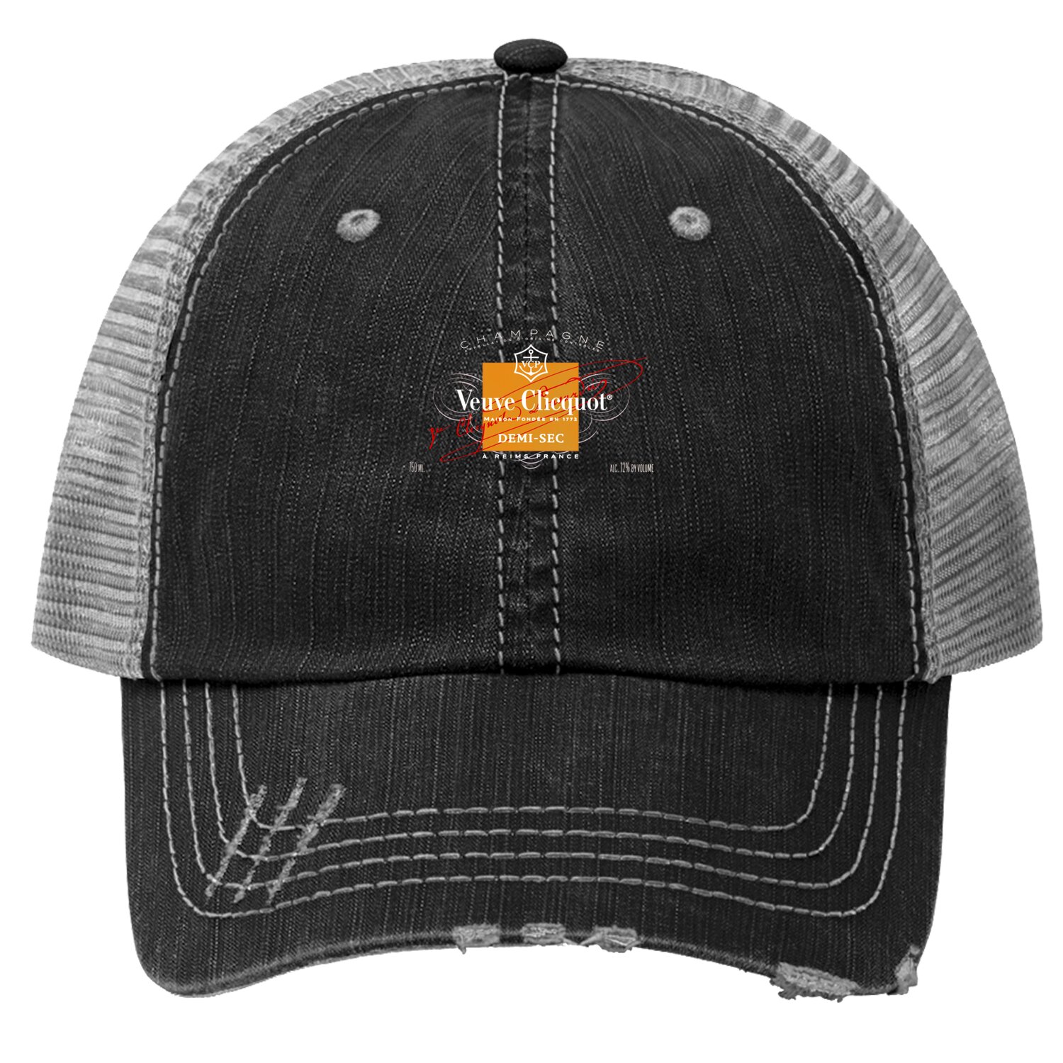 Champagne Veuve Rose Trucker Hats, Champagne Tennis Club Shirt, Orange Champagne Ros Label, Vintage Style Tennis Tee,