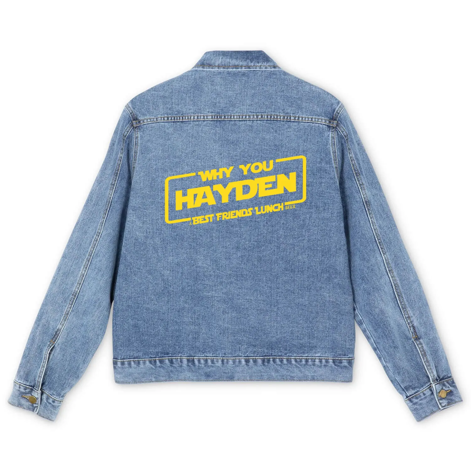 why you hayden Men's Denim Jackets