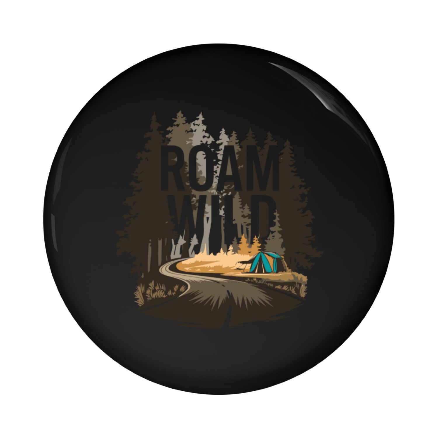 Roam Wild Pin Buttons