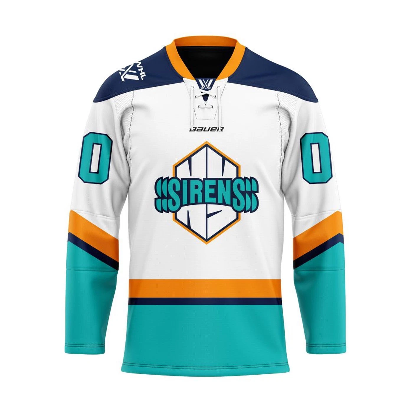 New York Sirens Personalized Away Lace Hockey Shirt