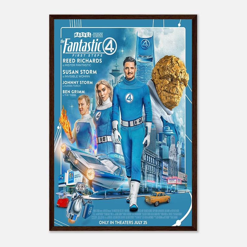 The Fantastic Four First Steps Premium Matte Vertical Poster