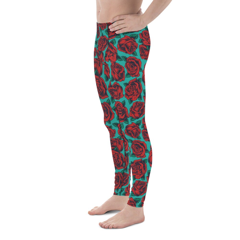 Red Roses Men's Leggings
