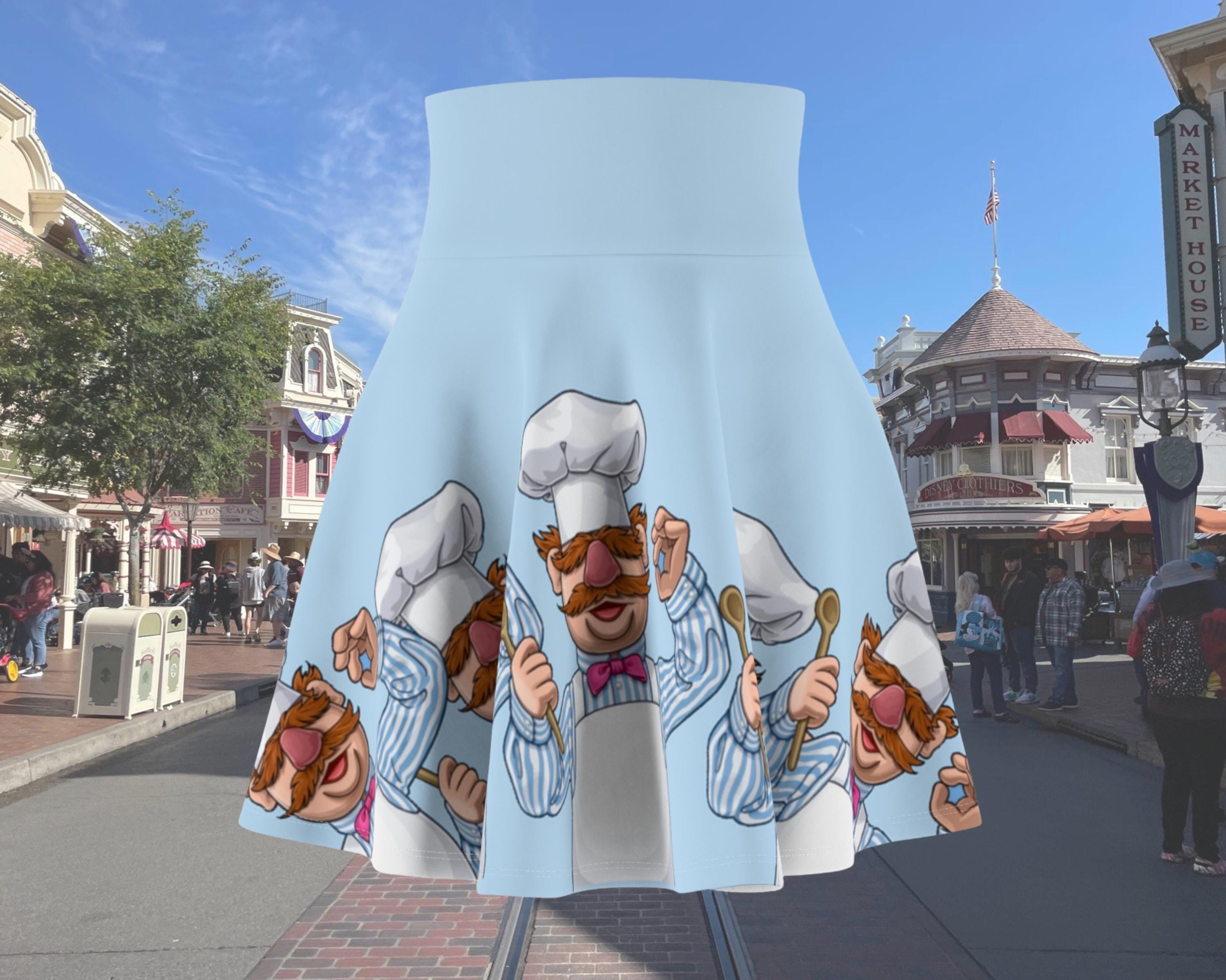 Light Blue Swedish Chef Running Skirt | Magical Running Skirt | Women's Skater Skirt