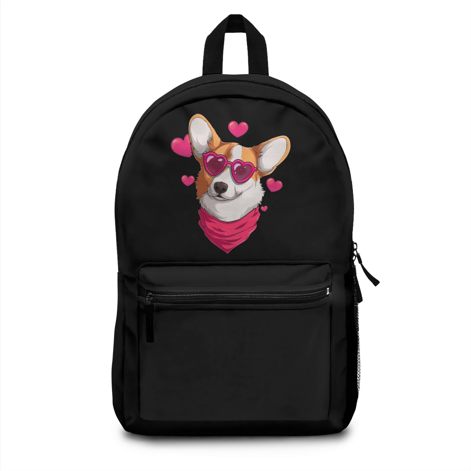 Welsh Corgi Valentines Day Red Hearts Corgi Lover Backpacks