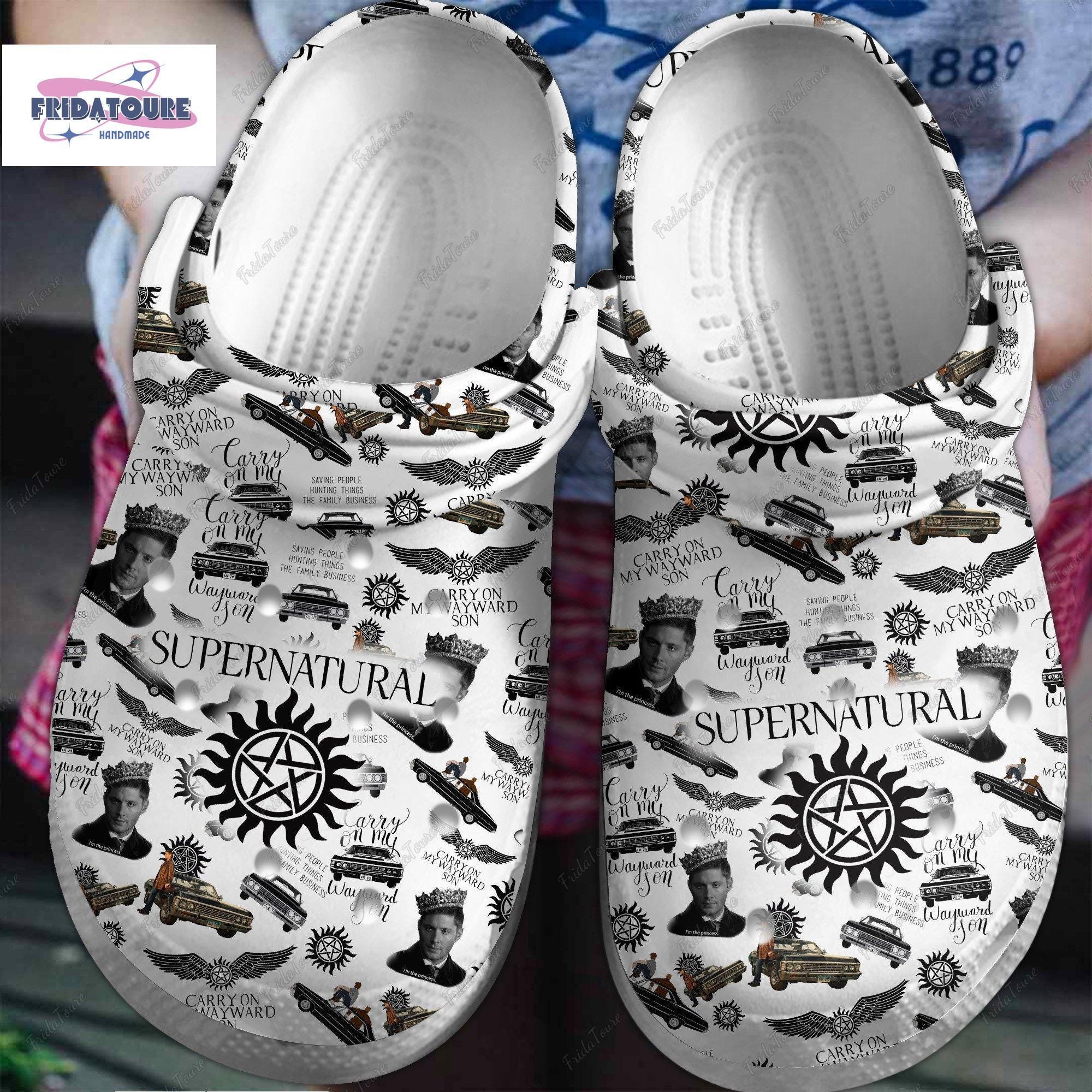Supernatural Shoes, Supernatural Sandals, Supernatural Women Shoes, Supernatural Men Shoes, Supernatural Lover, Supernatural Fans Gift