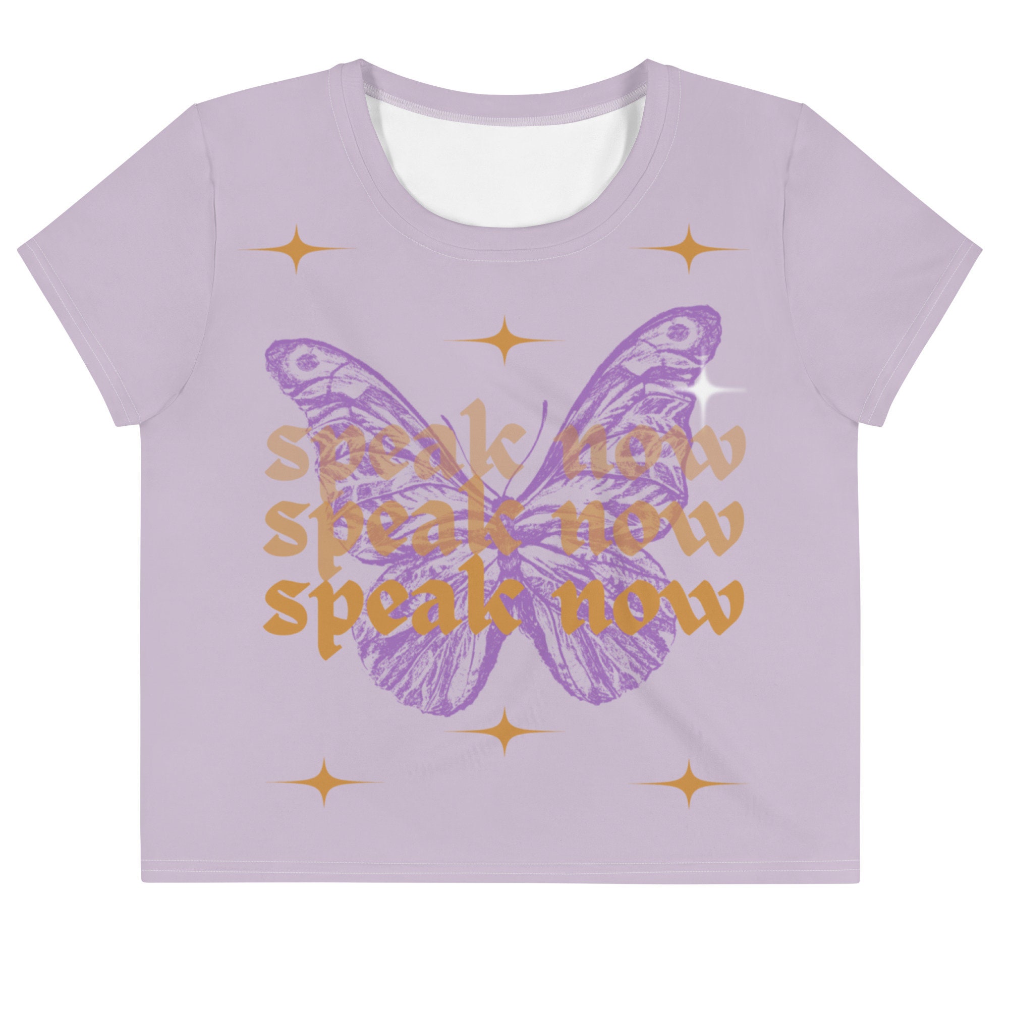 Speak Now Crop Tee