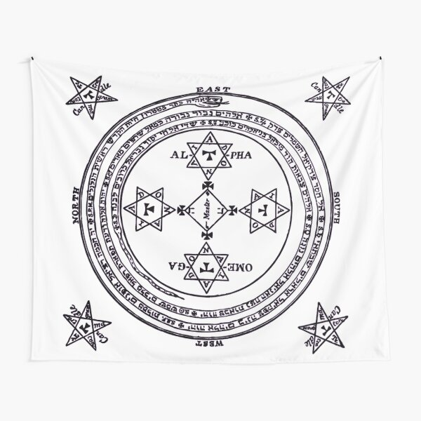 Magical Circle of King Solomon BIG Tapestry