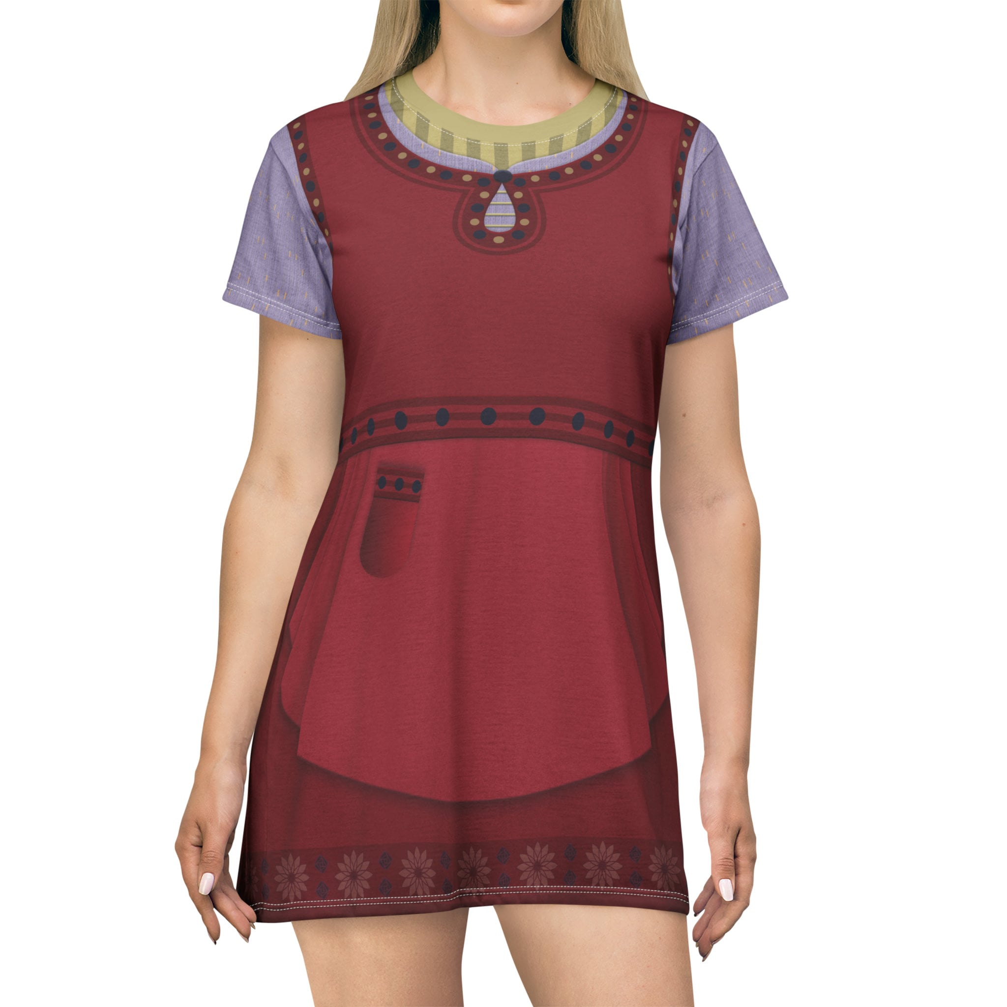 Dahlia Short Sleeve Dress, Wish 2023 Costume, Baker of Rosas