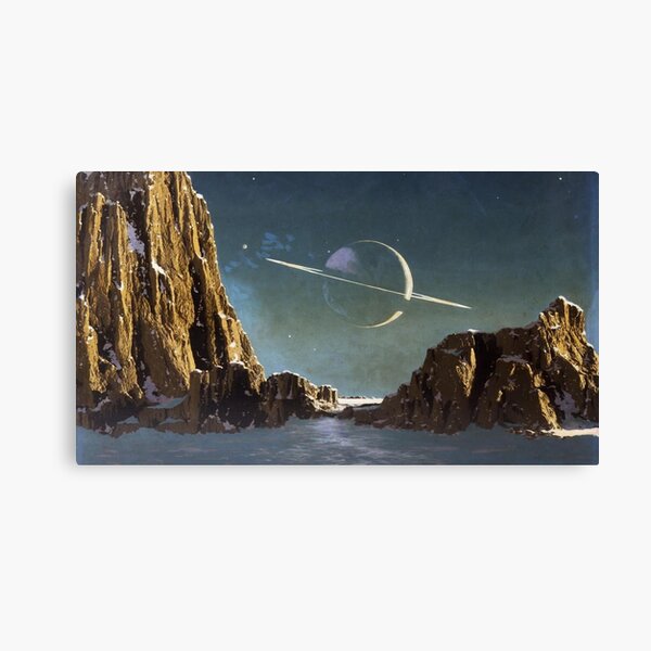 Saturn from Titan Canvas