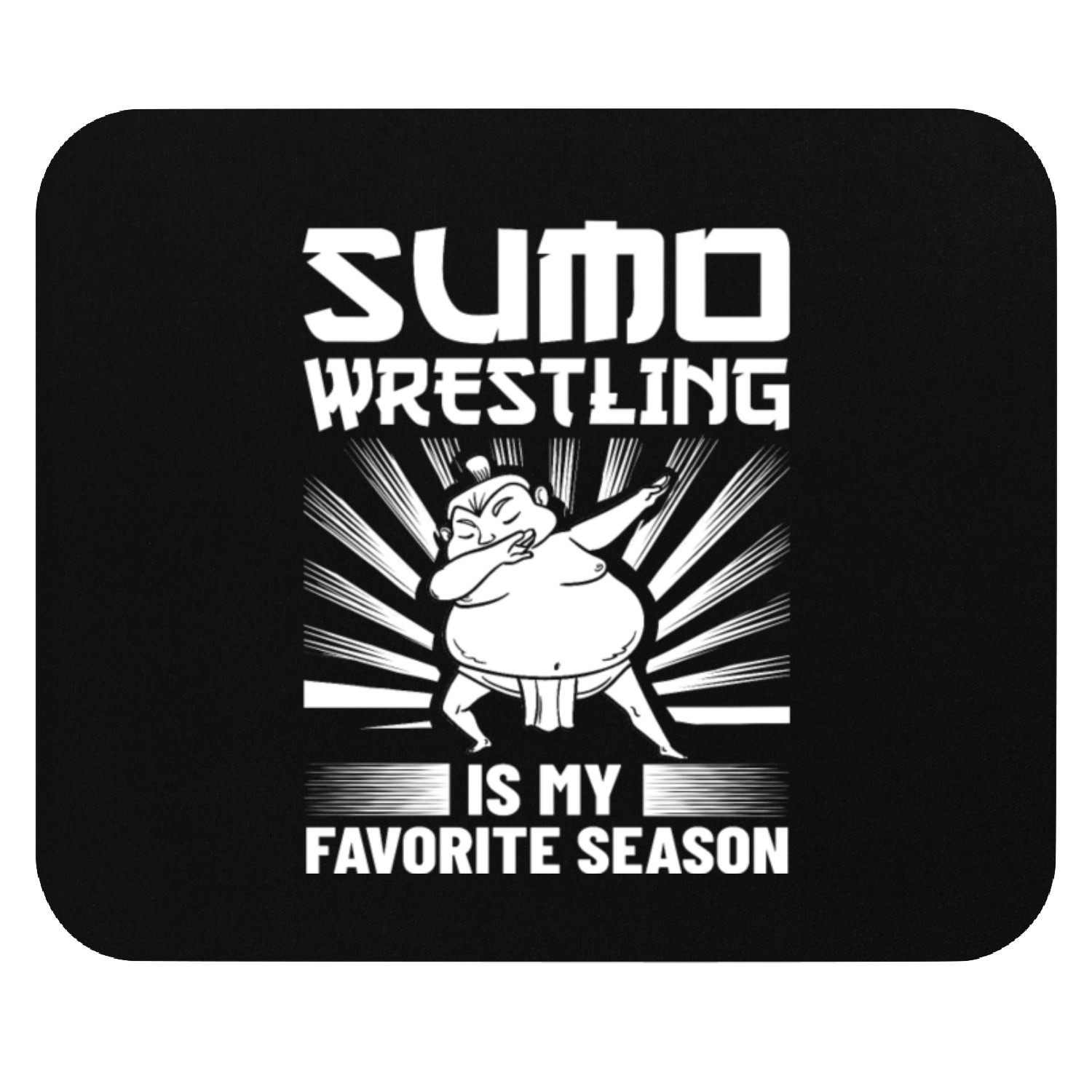 Sumo Wrestling Japanese Wrestler Sport Mawashi Mouse Pads