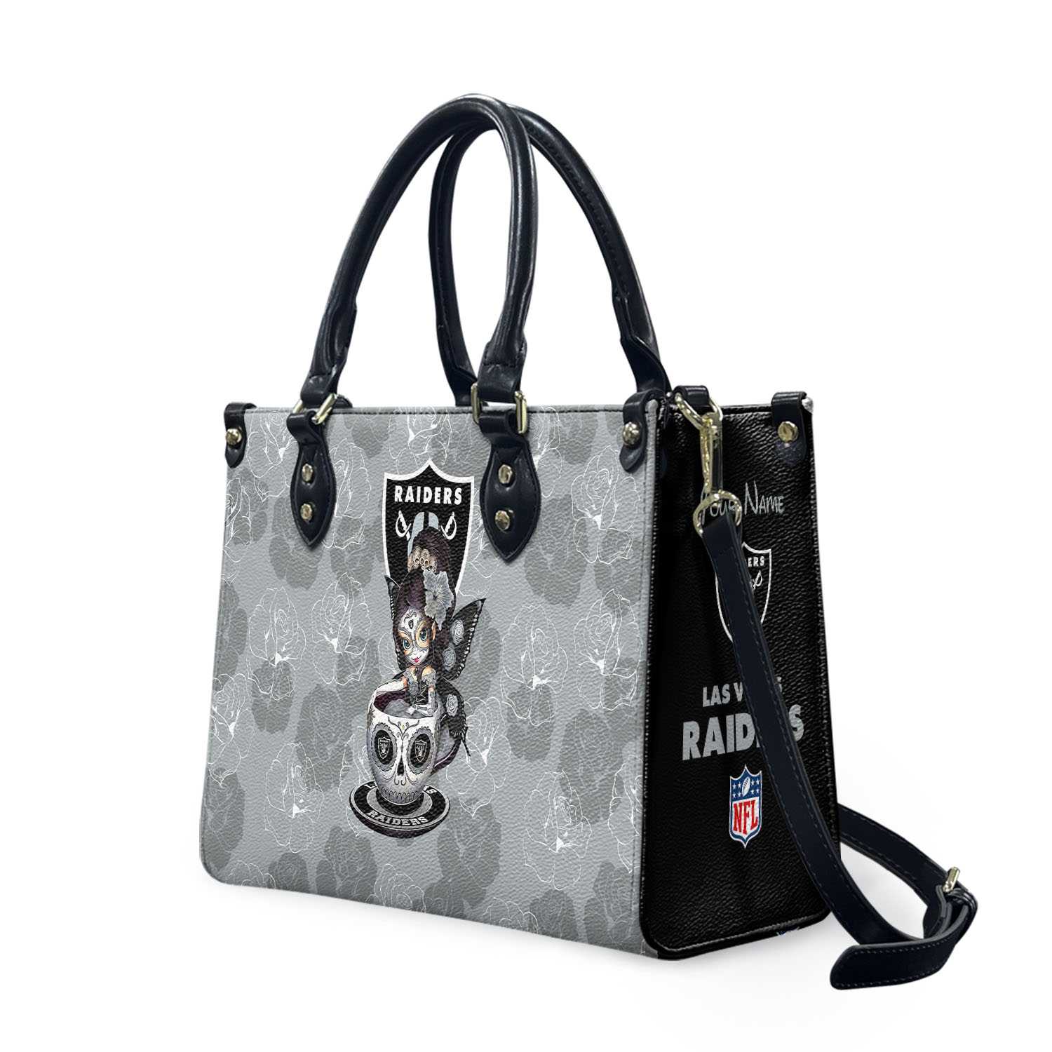 Personalized Las Vegas Football Team Raiderss Leather Handbag Gift