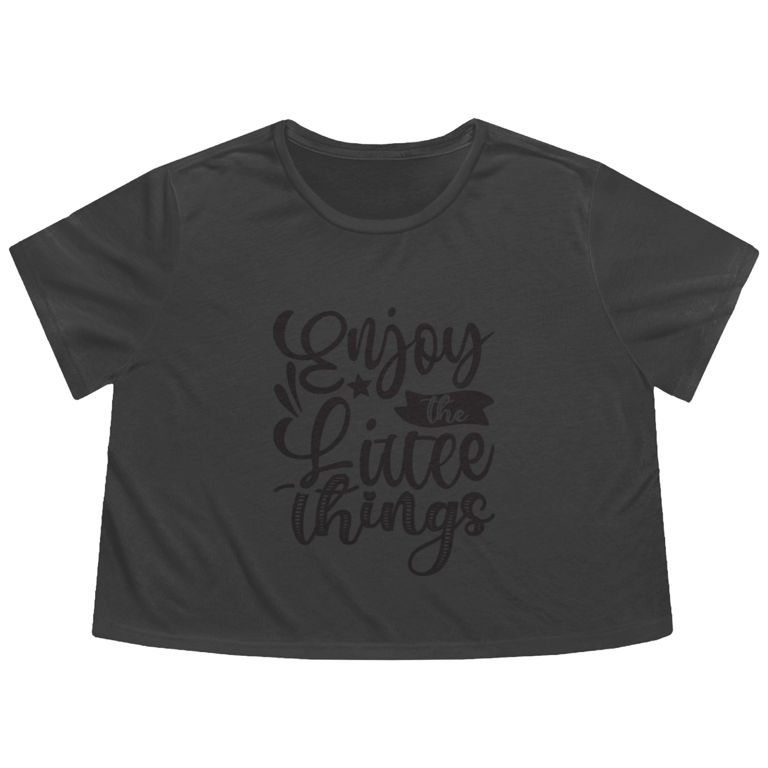 EnjoyThe Little Thing Flowy Cropped Tees