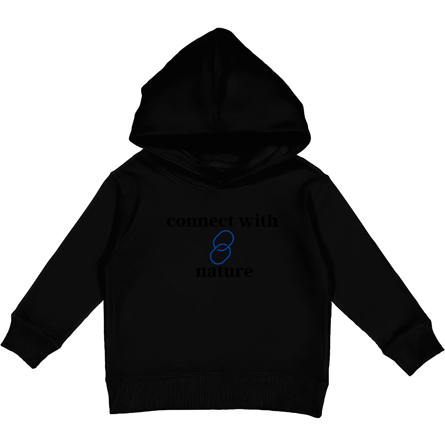 connect with nature Kids Pullover Hoodies