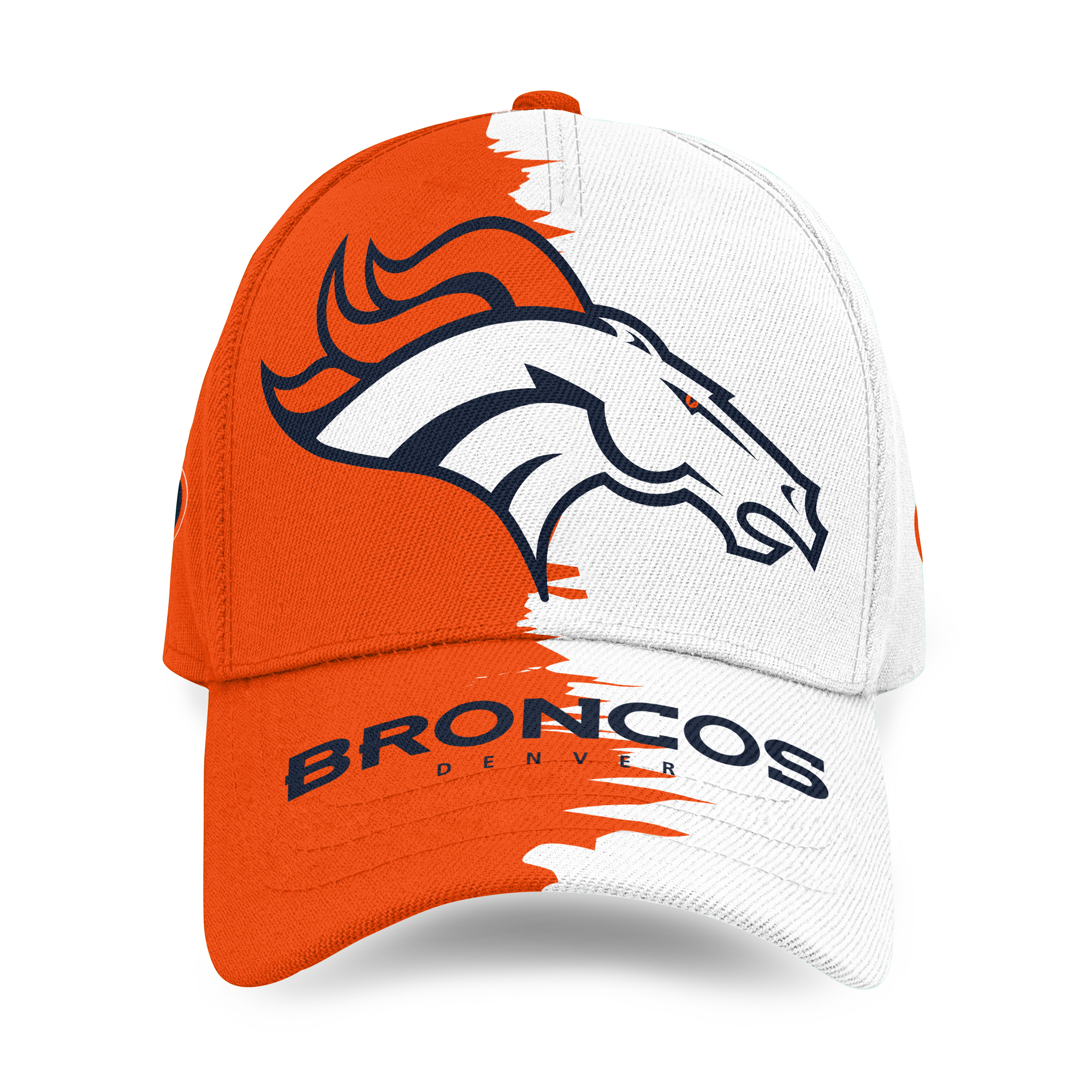 Denver Classic Cap, Denver 2025 Team Football Champions Cap, Broncos Game Day Football Cap