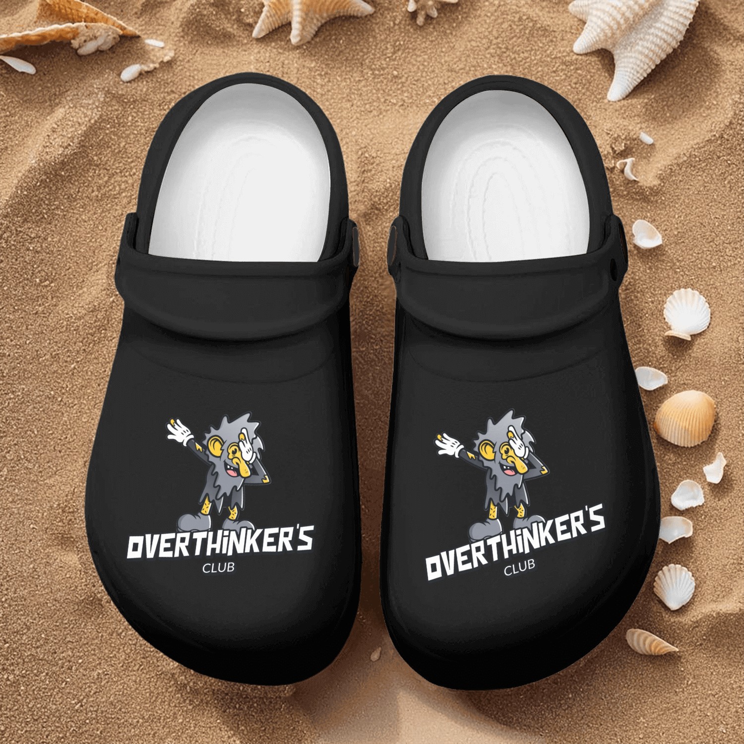 overthinker's club Nurse Clogs