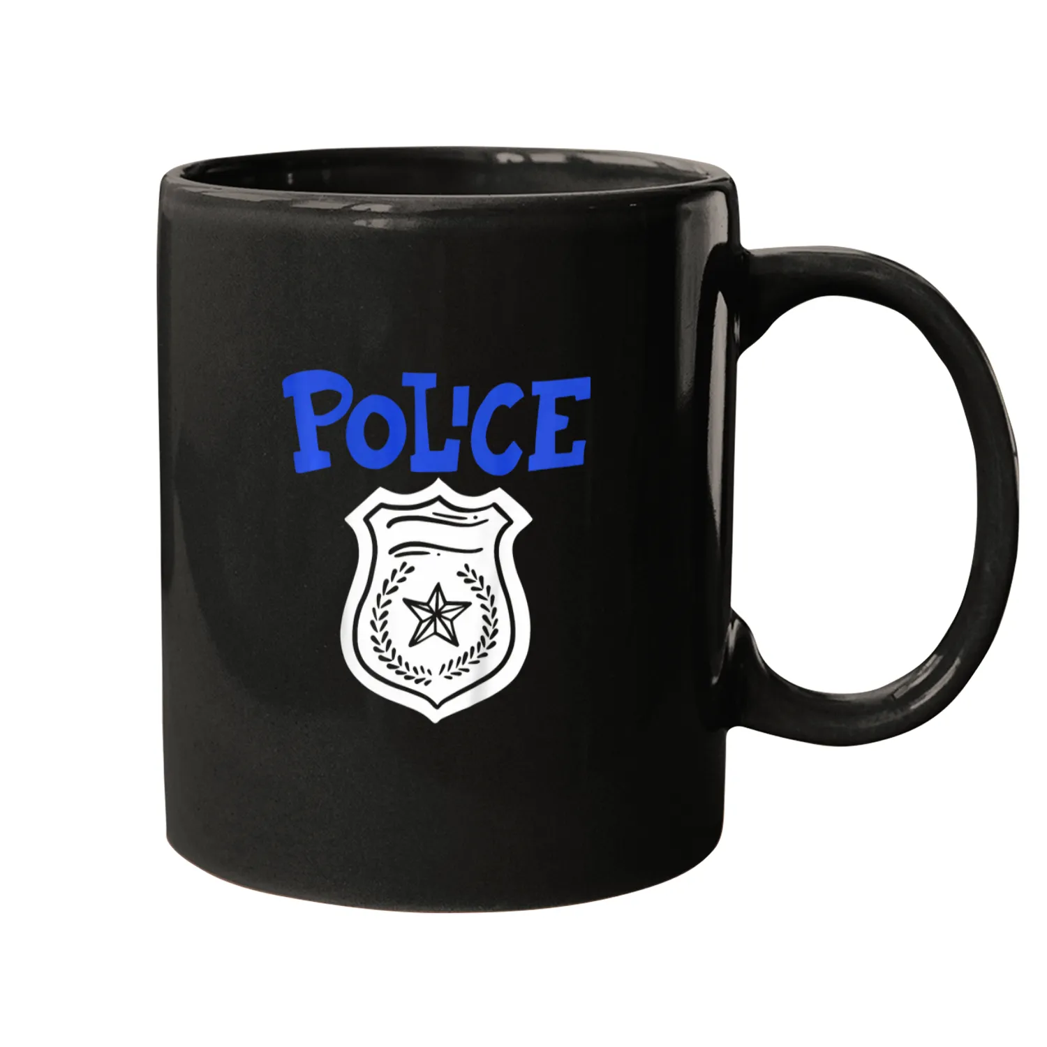 Police Job Kids Policeman badge police Mugs