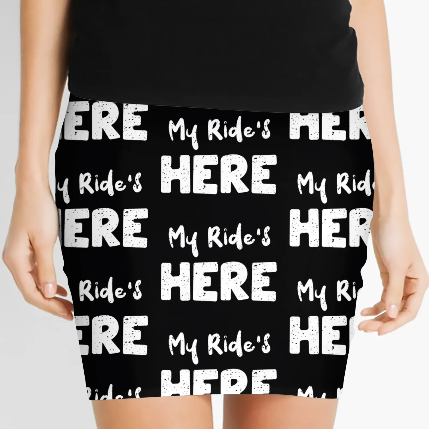 My Ride's Here - Texas Women's Mini Skirts