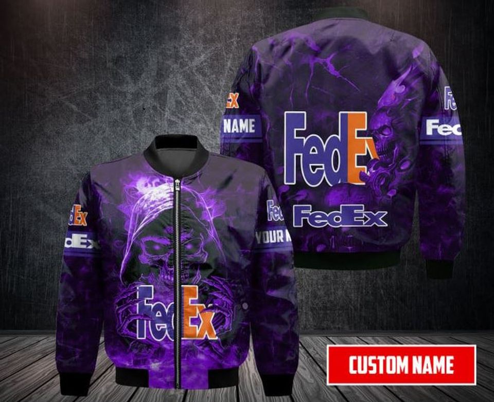 Personalized FedEx Bomber Jacket, FedEx Ground Jacket