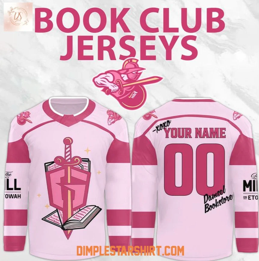 Personalized Atlanta Gladiators Book Club 2025 Hockey Jersey