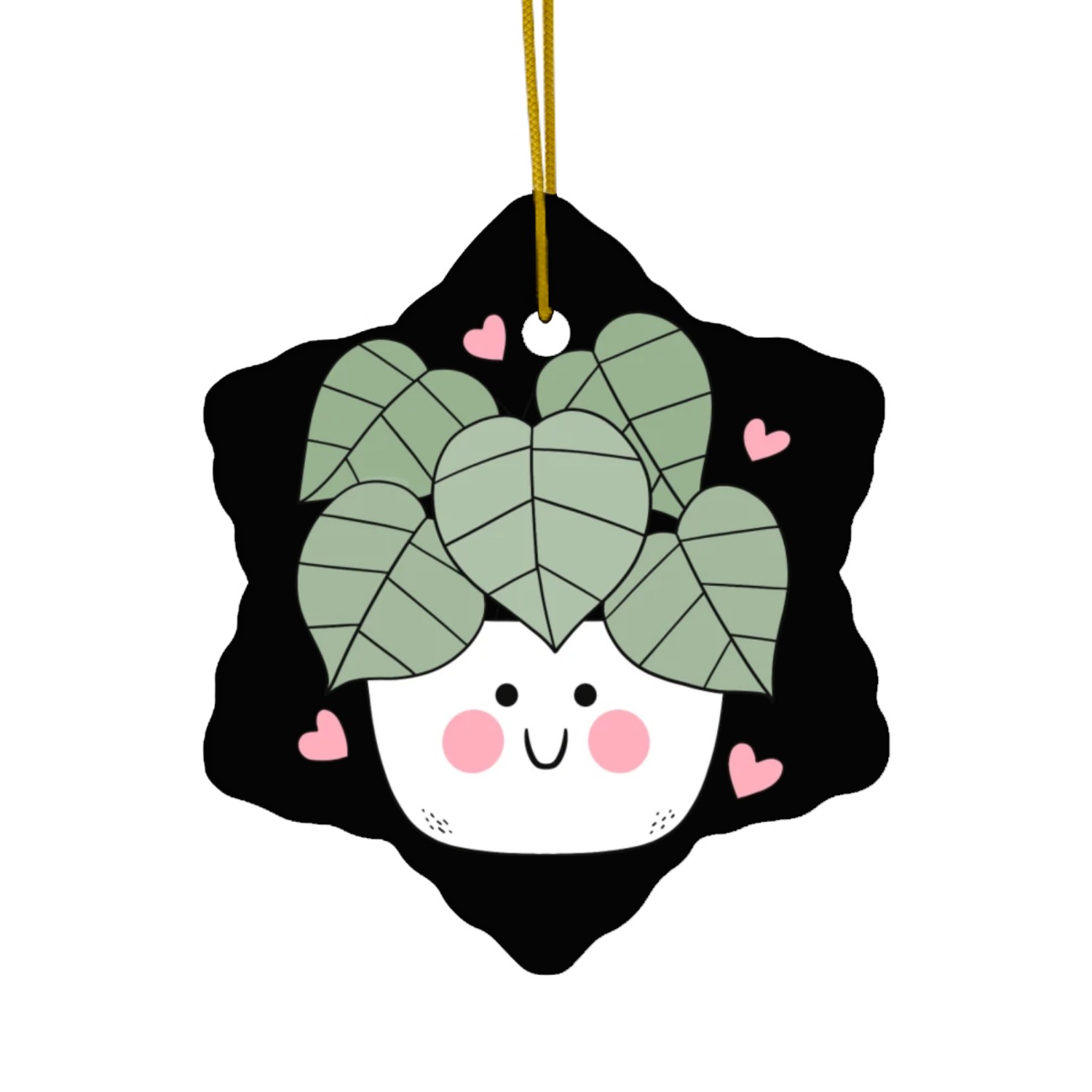 Cute Plant Ceramic Ornaments