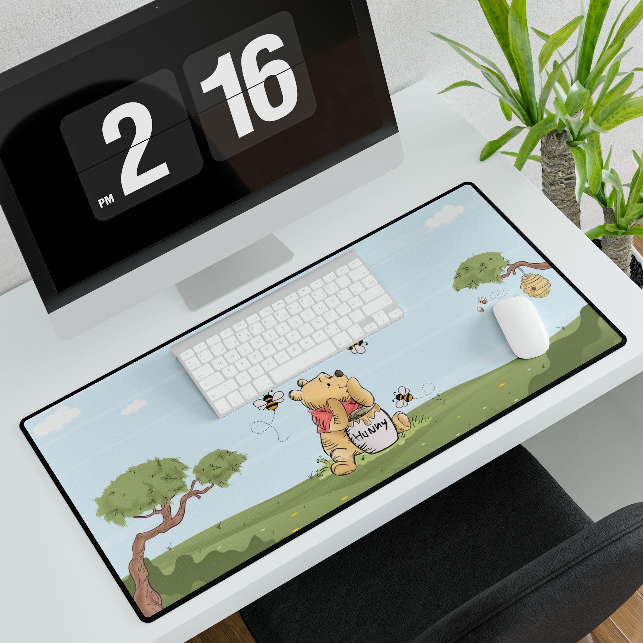 Cute Bear Inspired Desk Mat, Computer Desk PadCopy of Mouse Desk Mats