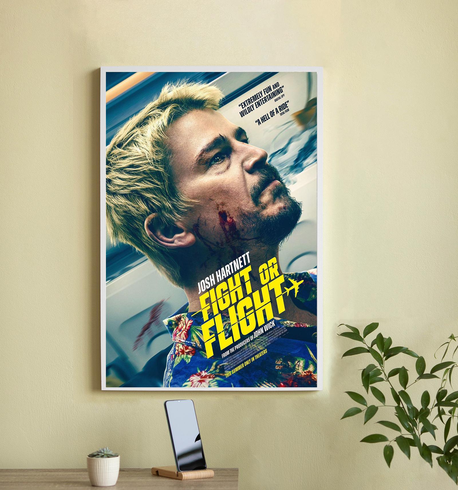 Fight or Flight (2025) Movie Poster-High Quality Canvas Movie Poster - Wall Art-Home Decor
