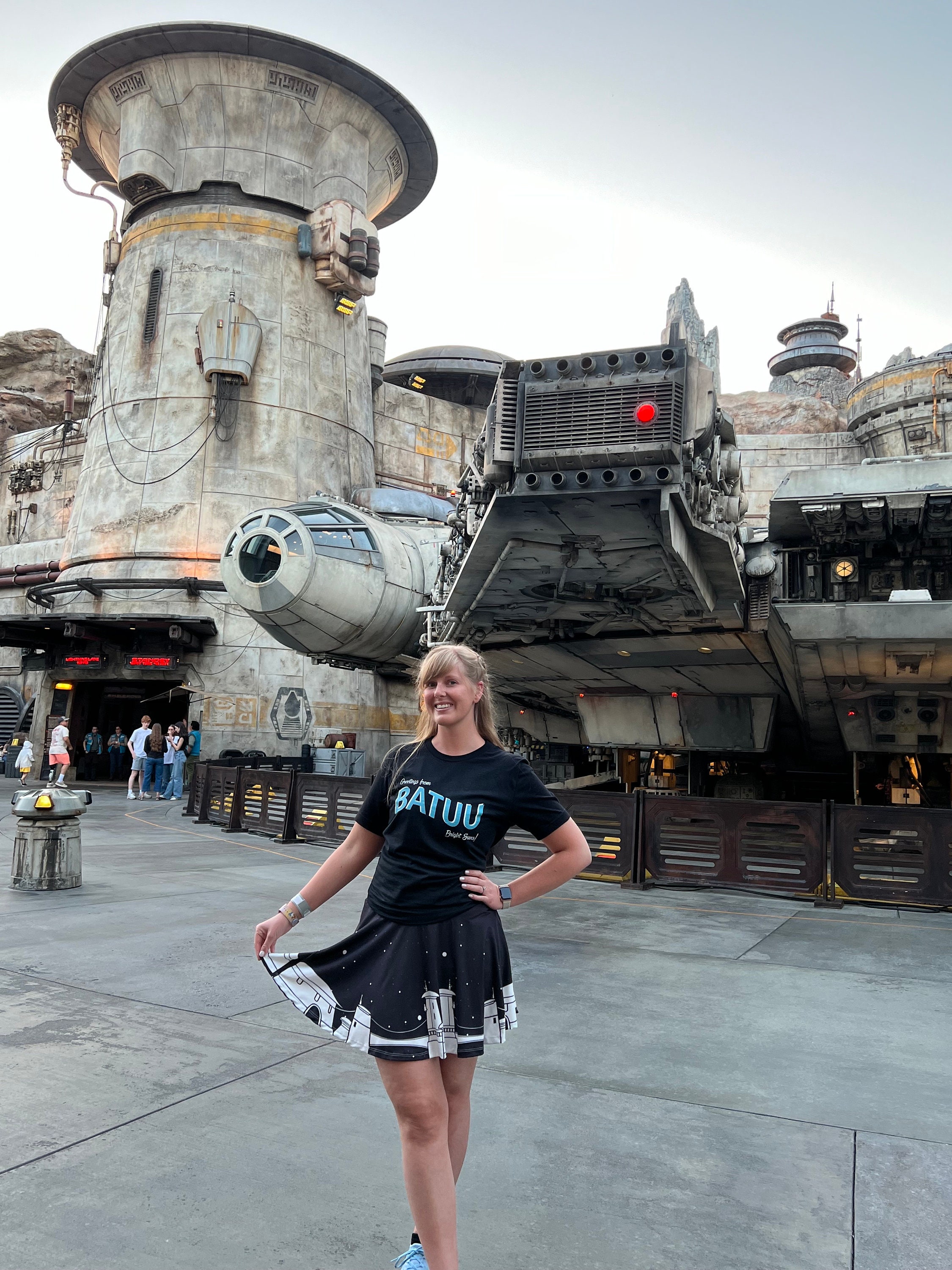 Batuu Women's Skater Skirt Star Wars Galaxys Edge