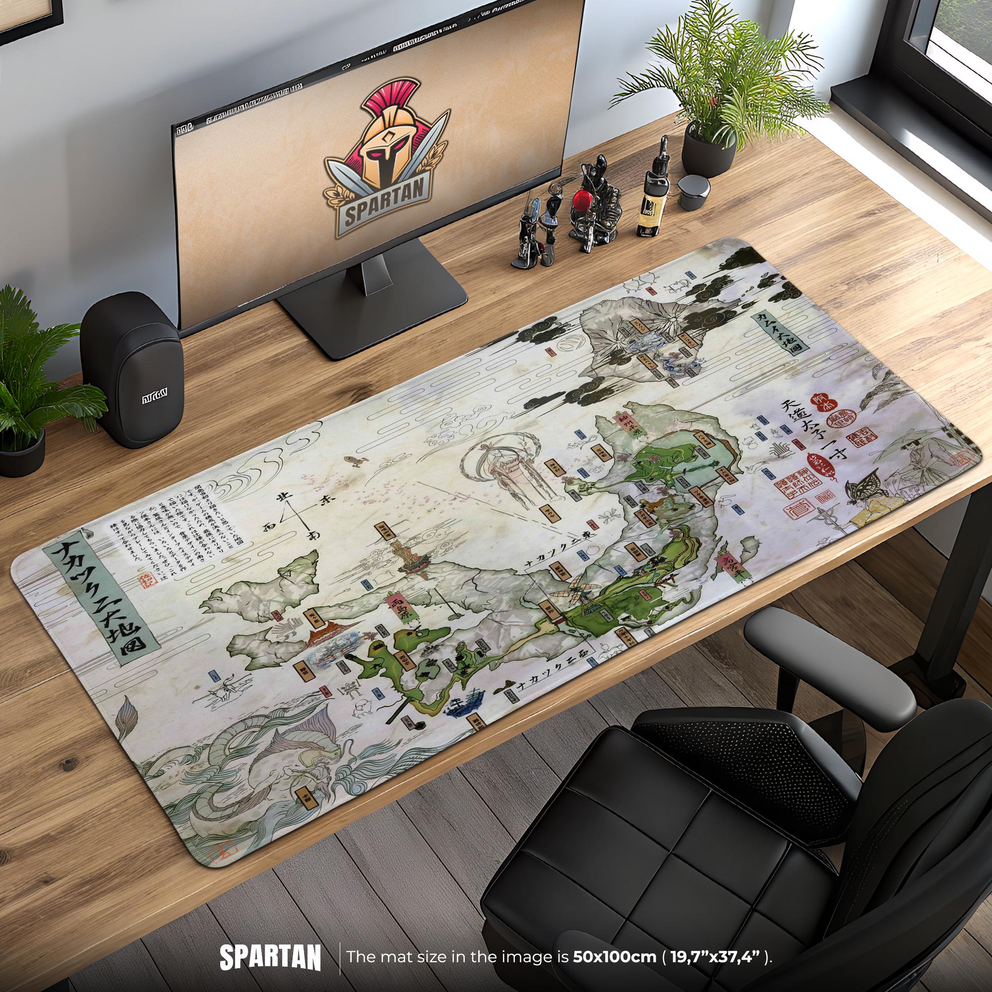 Kami Nippon World Map Desk Mat