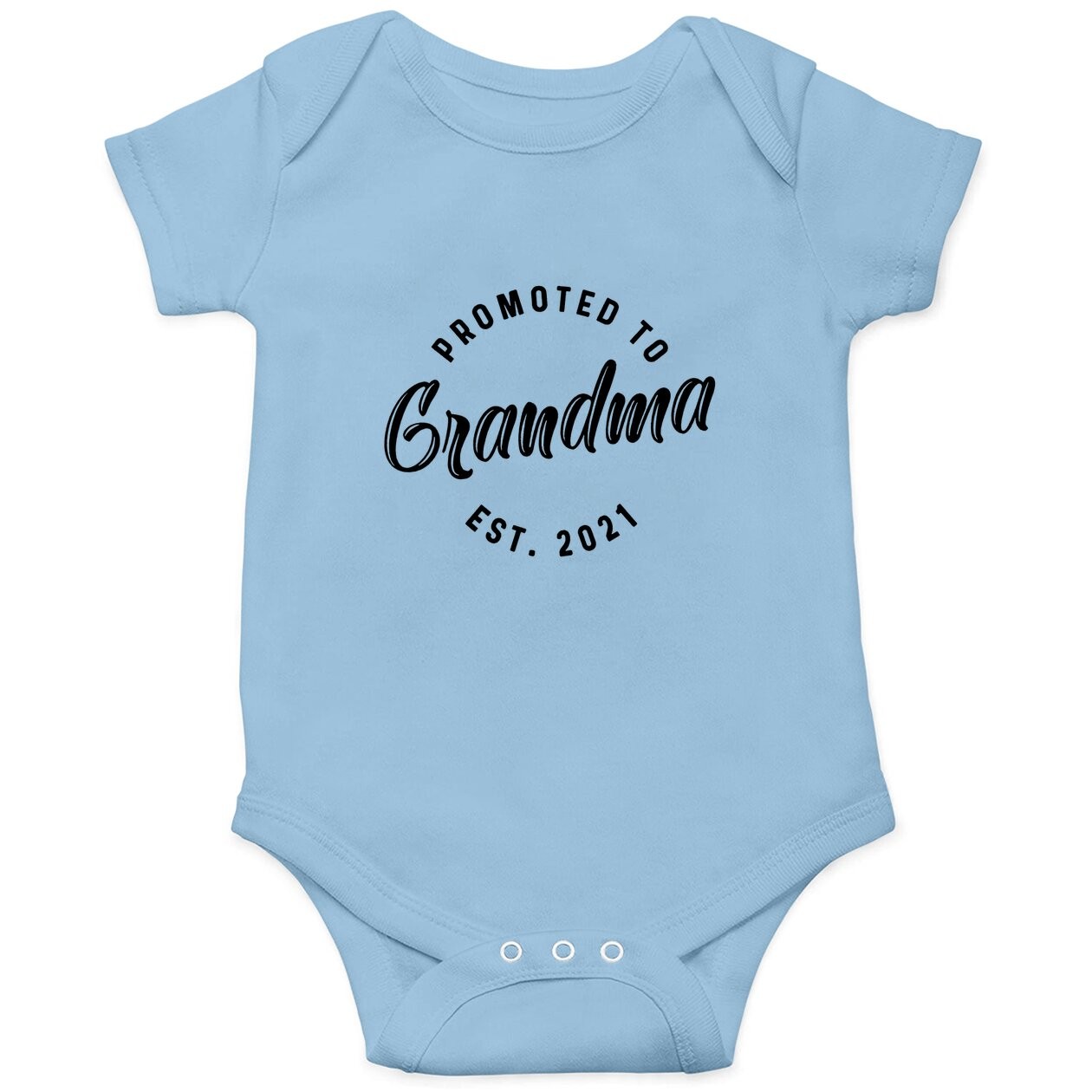 Promoted To Grandma 2021 Baby Bodysuit