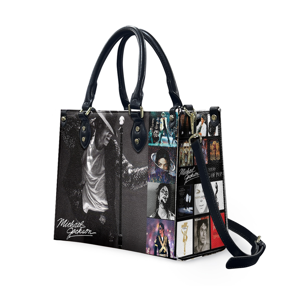 Michael Jackson Lovers Handbag, Michael Jackson Leather Bags, King Of Pop Bags, Shopping Bag
