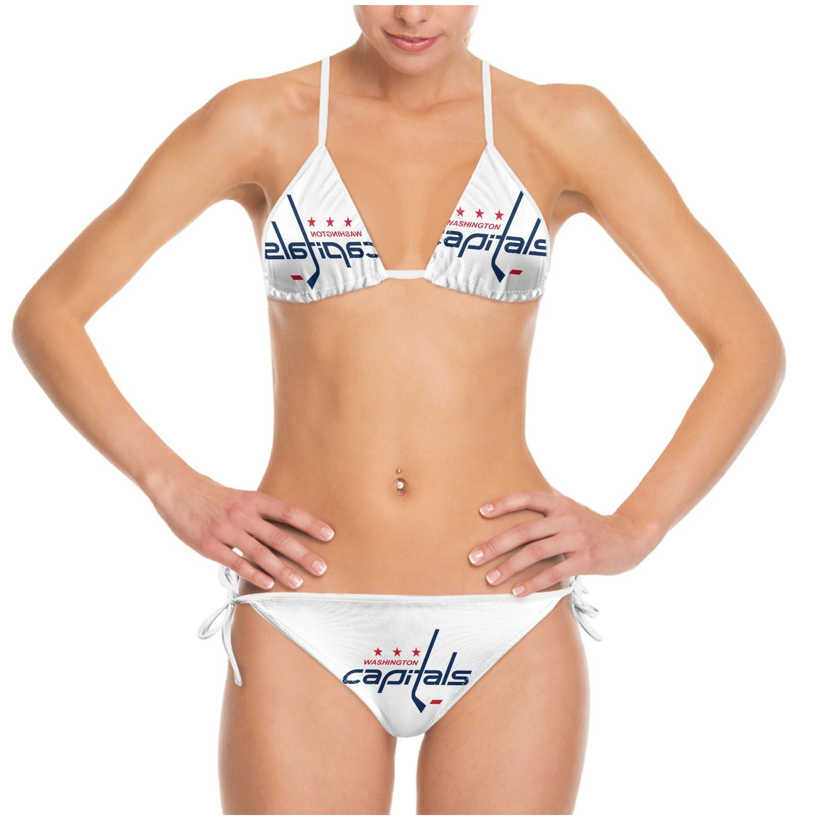 Washington Team Capitals Summer Beach Women's Bikini Swimsuit