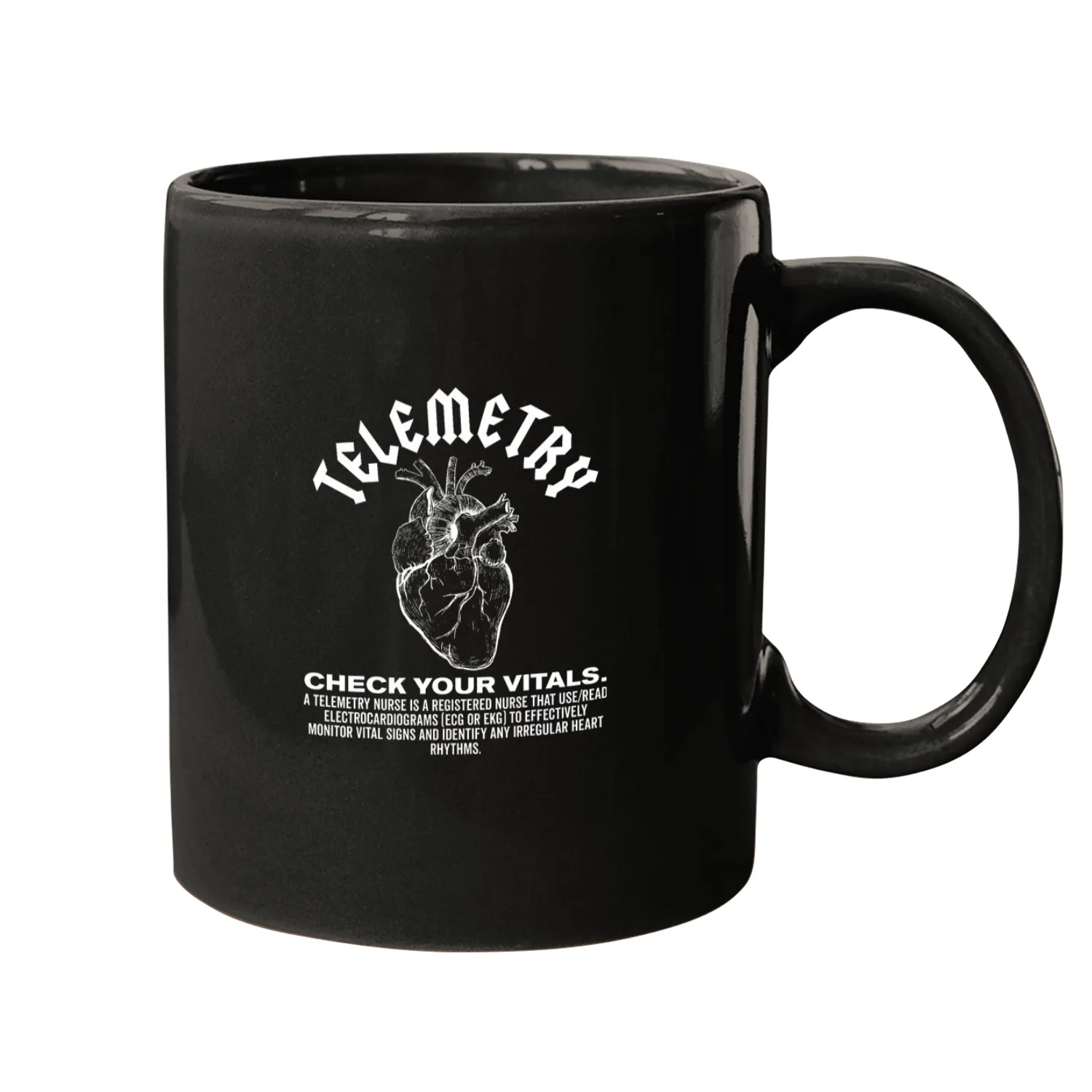 nurses Job Telemetry Tech Telemetry nurses For ECG EKG Cardiac nurses Mugs